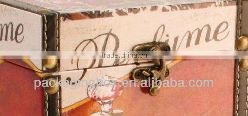 Luggage Storage Boxes - Set of Two Shiny Perfume Design