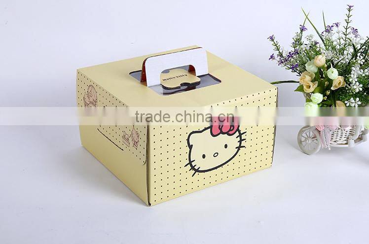 Custom Made Logo Folding Foldable Kraft White Takeaway Decorative Cupcake Box