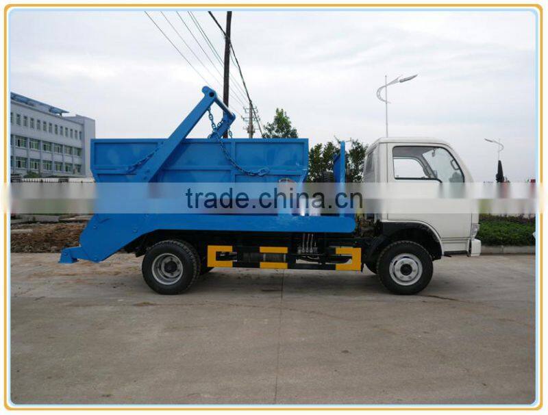 Dongfeng skip garbage truck with bins