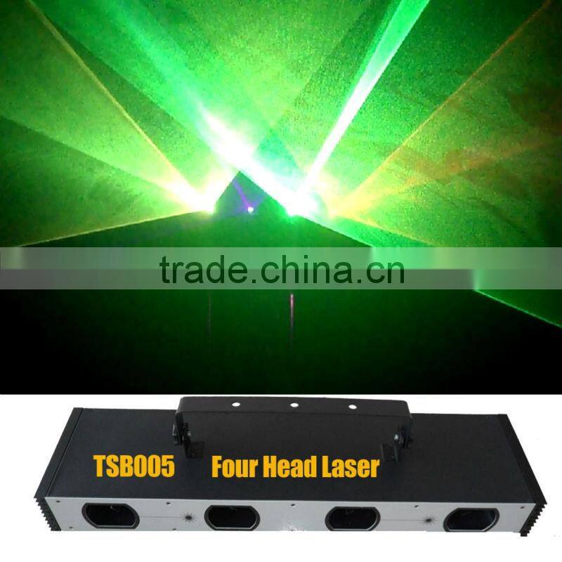 Four head RGB or RGBY or RGB+UV color laser/laser disco effect light
