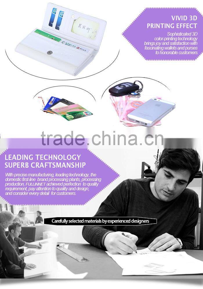 2015 Latest Printed Lady Wallet/designer wholesale women purse