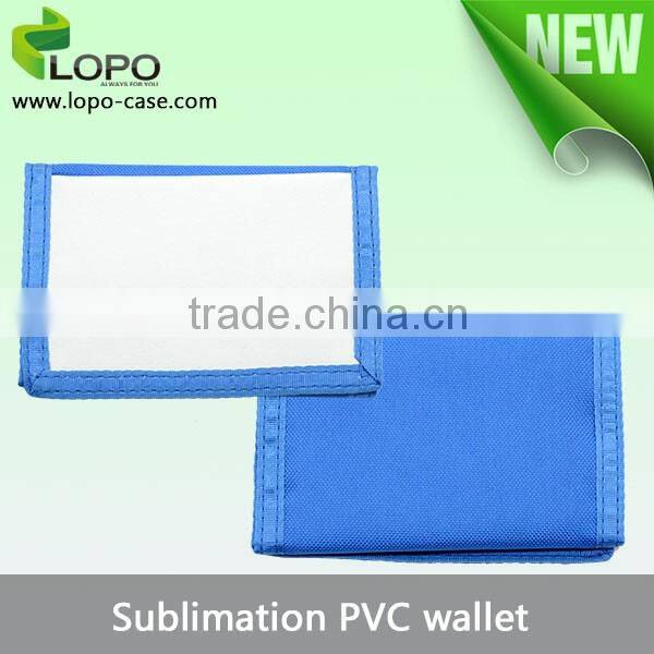 Factory Wholesale Sublimation Newest style eco-friendly PVC Wallet purse for woman