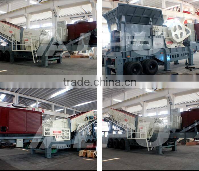 Professional Designed Mobile Impact Cone Jaw Rock Stone Crusher