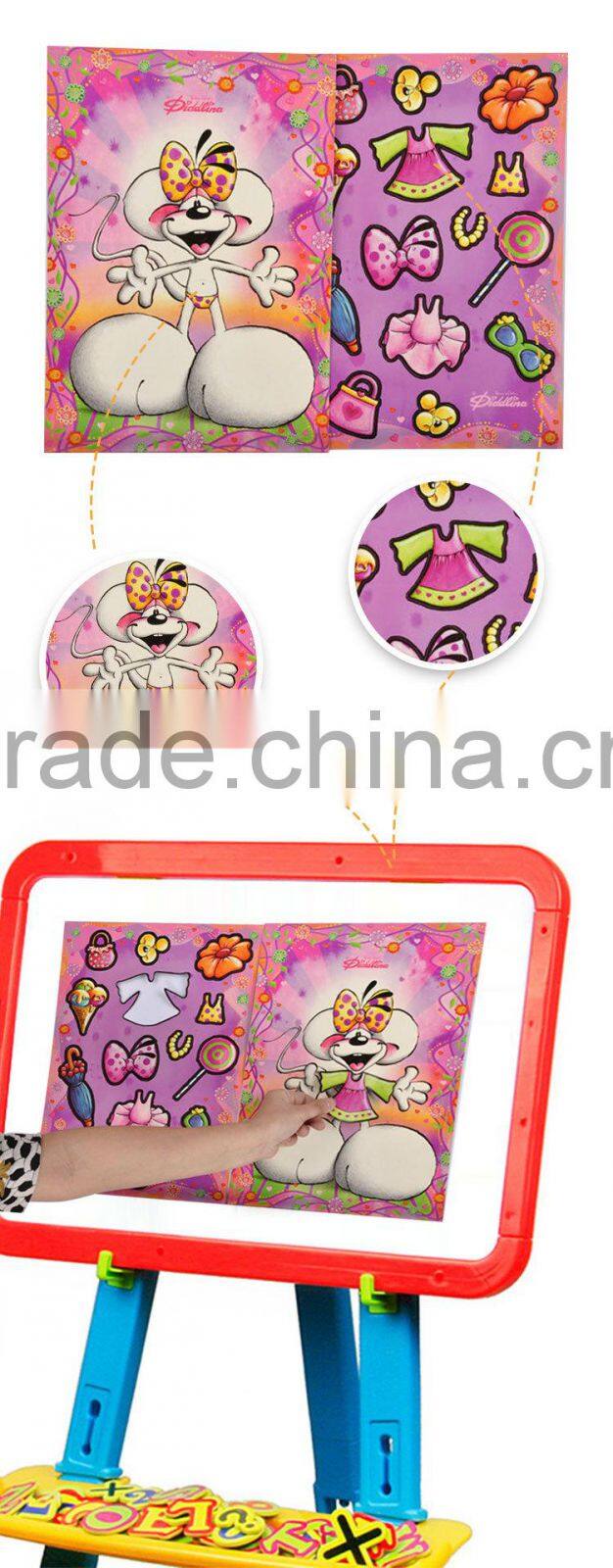 Magnetic Dressup,Dress up DIY toy,Magnetic Dress Up Doll