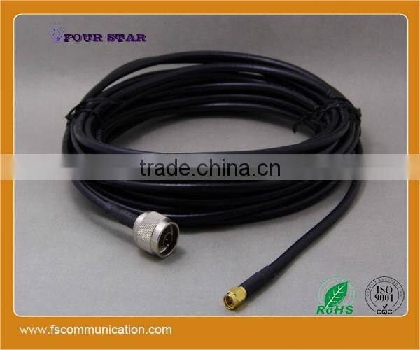 RG223 Cable Assembly with SMA Male Crimp to N Male Crimp Connectors