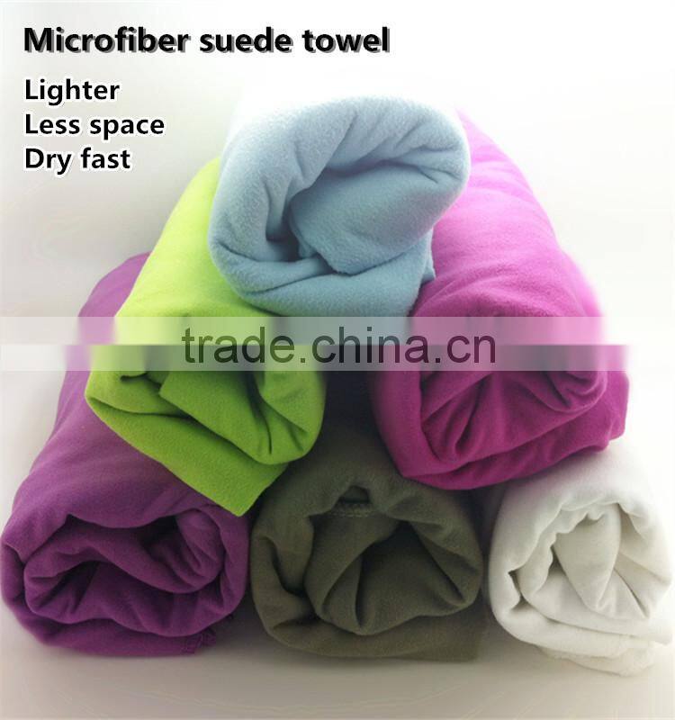 Custom multi-functional printed beach towel with carry bag