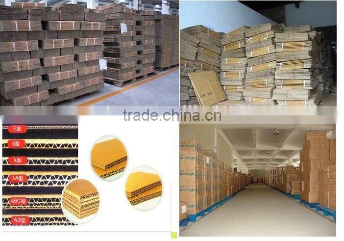 Double wall corrugated cardboard shipping box