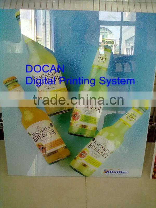 DOCAN digital uv Flatbed Printing Machine with prinitng size 2.5 x 1.8m