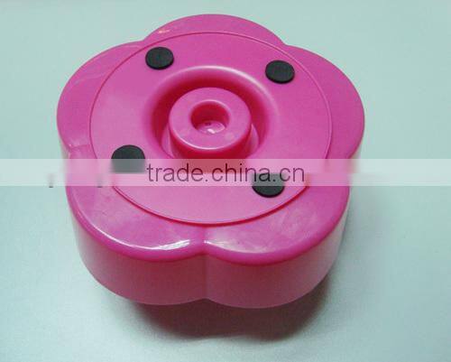 Flower shaped plastic makeup organizer for cosmetic tools collecting