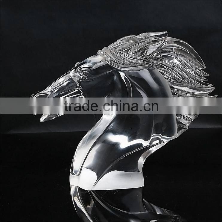 Crystal Lion Model Classics Top Grade Crystal Running Lion