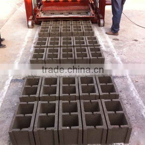 WT10-15 mobile block machine/ retaining wall block machine