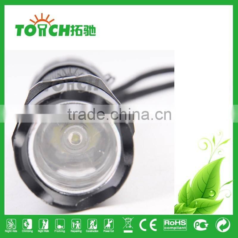 Mini Police Security LED led torch flashlight with campass