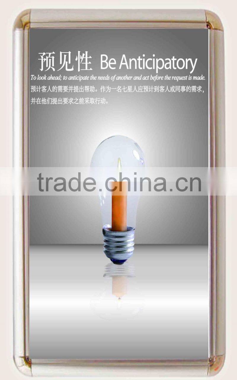 new style aluminium snap photo frame