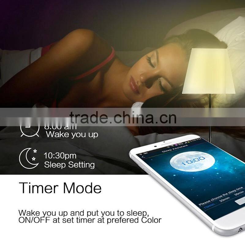 2016 Portable muti-functional speaker system wireless LED music bulb audio speakers