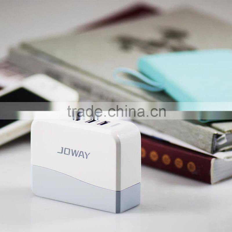4 port usb travel charger for mobile phone