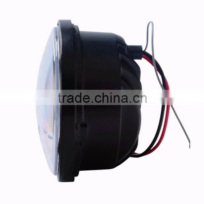 4.5 inch Harley LED Auxiliary Lights fog light Led Headlight With Angle Ayes / Auto DRL / Halo Fits Harley Davidso-n Motorcycles