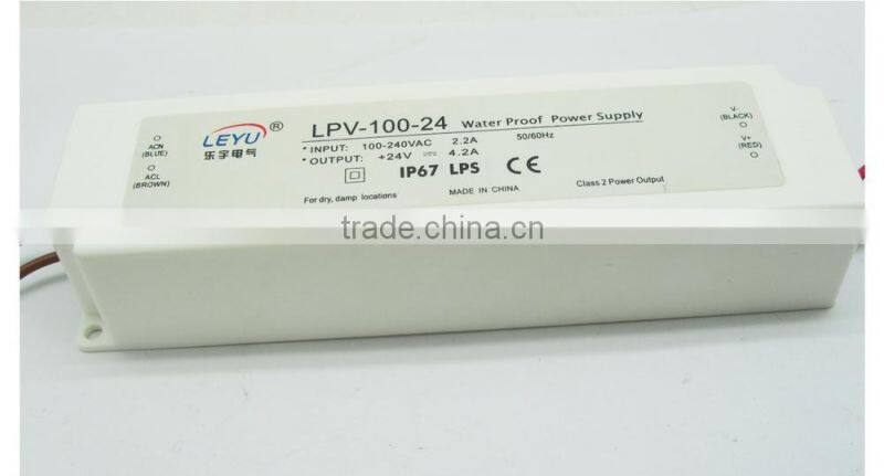 waterproof led driver LPV-100-12 12 volt ac dc constant current led driver