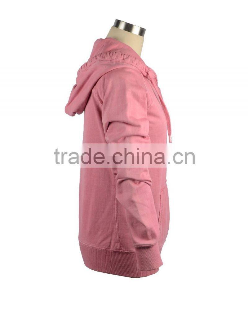 Lady's garment dyed technics sports shirts