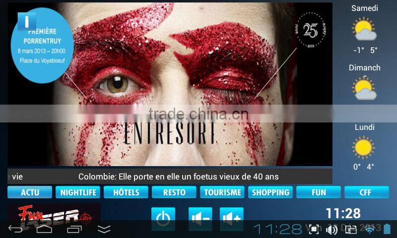 Taxi Advertising Player with 3G, WIFI, Management Software