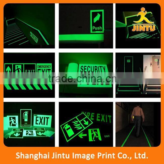 Cheap digital printing luminous glow in dark vinyl wall sticker