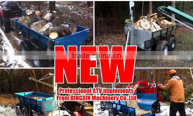 Atv Log Trailer with crane
