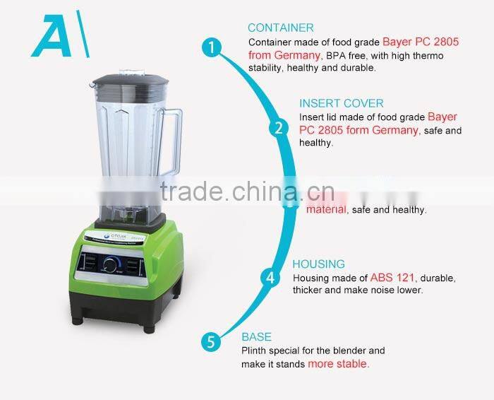 OTJ-013 GS CE UL ISO mixer vortex industrial blender ice blade price