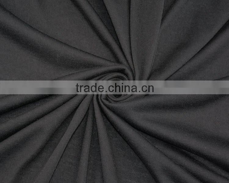 Jiufan textile 100% polyester stretch interlock knitted fabric