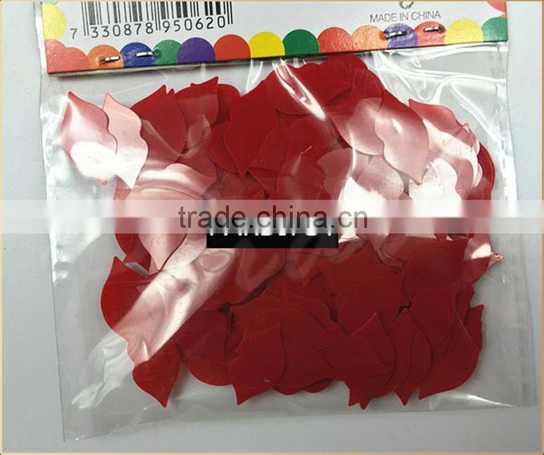 Craft metallic confetti custom confetti shape