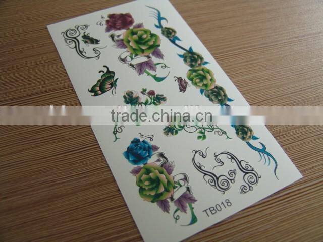 ECO-friendly hand tattoo sticker,face tattoo sticker