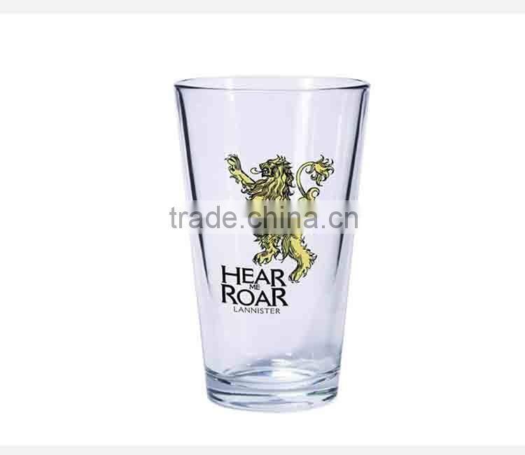 ARC International new design 16-Ounce printed Pub Beer Glass cup