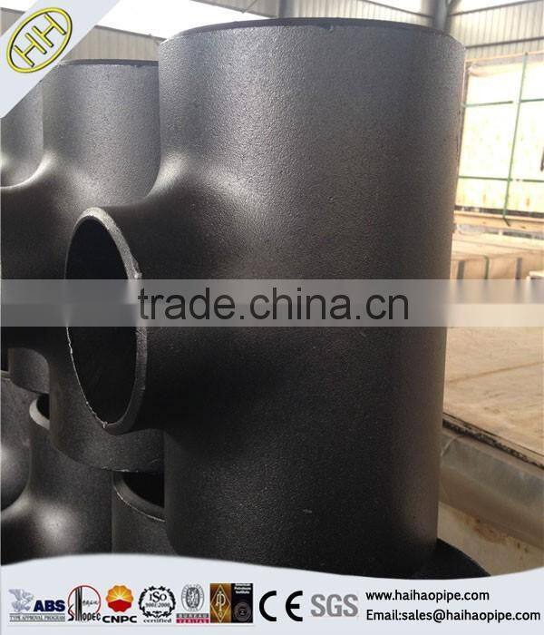 ASTM A234 WPB ASME B16.11 Seamless Carbon steel (EQUAL,REDUCING) TEE pipe fitting