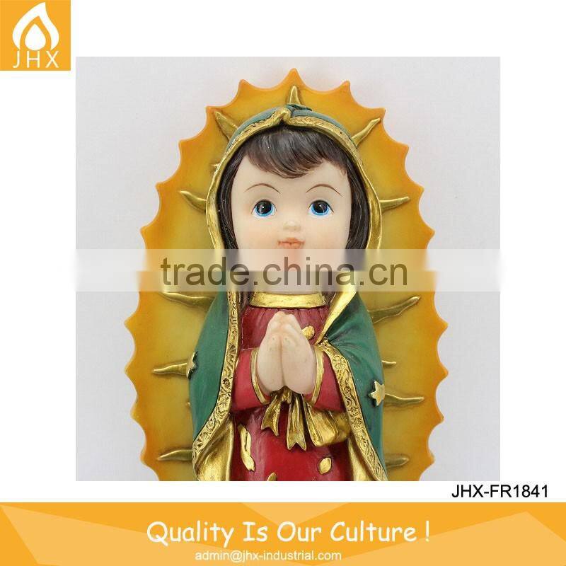 Mexico Guadalupe Resin Handicraft Church Ikon Religious Furnishing Articles