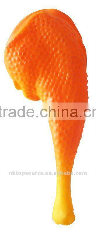 Mini Cute Vinyl Soft Dumbbell Shaped Kids Dog Pet Toys for promotion