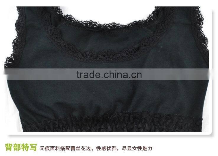 Women's Comfort Revolution Cotton Wire Free Sleep Push Up Bra