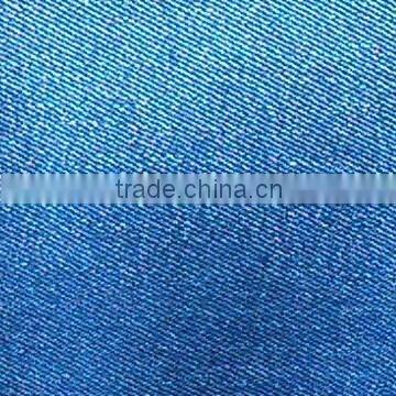 Benzo Blue 80% Cotton 18% Polyester 2% Spandex Elastic Twill Denim Fabric