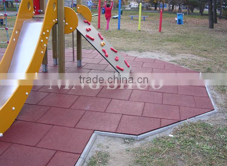 Trade assurance outdoor basketball court rubber floor tile, exterior rubber paver