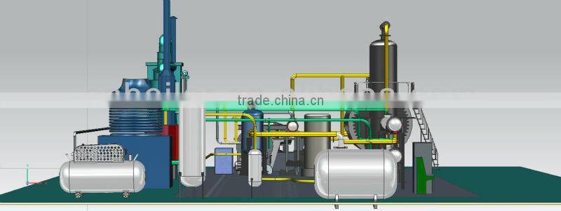 Waste tyre pyrolysis factory
