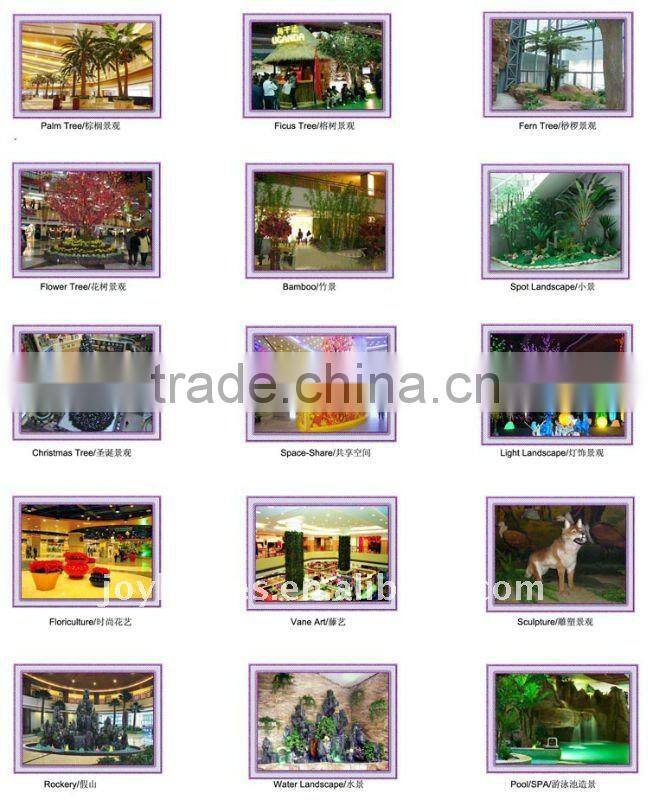 Artificial decorative palm tree for projects