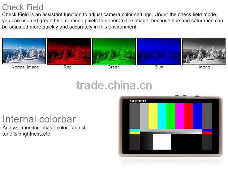 Small and portable 5.5 inch tft display high resolution 1920x1080 on-camera field screen full hd dslr lcd monitor