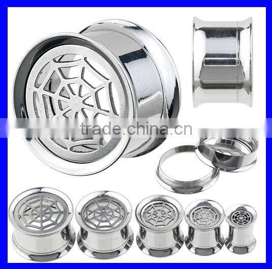 Body Jewelry Stainless Steel Flesh Tunnels
