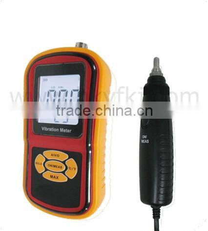 High quality max hold function vibration analysis equipment digital vibrometer
