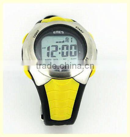 wellness auto time display water resistant radio controlled watch