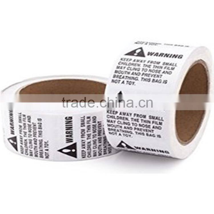 Custom printed PET dumb silver luster label stickers