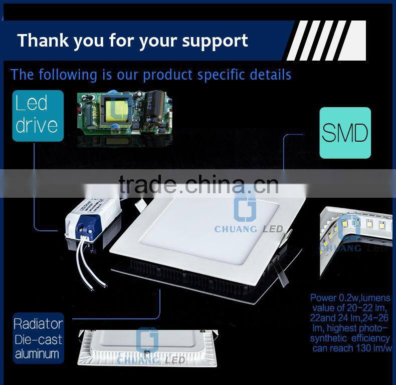 zhaochang led panel 20W ce and rohs