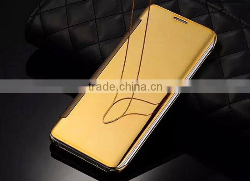 Top Grade For Samsung Note 5 Transparent Mirror View Smart Cover