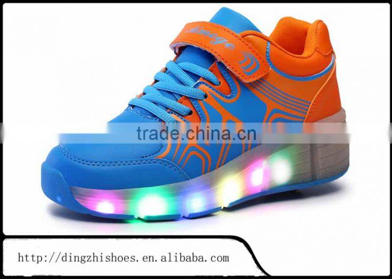 2015 Hot selling shining sport shoes with heel running shoes fashion sport shoes