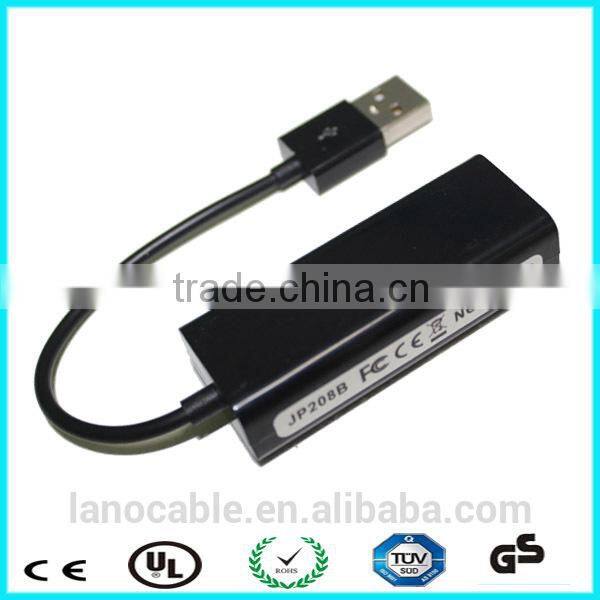 10/100Mbps rj45 lan ethernet connector adapter converter