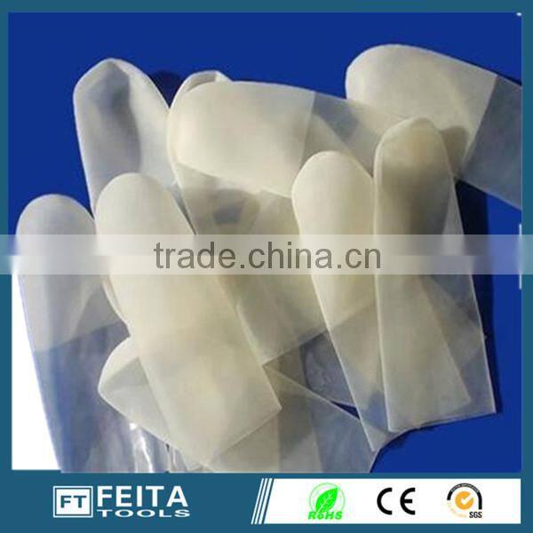 Anti static Incision Transparent Latex Powder Free ESD Finger Cots