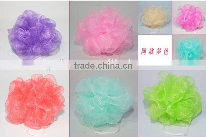 Fancy black loofah mesh sponge balls wholesale