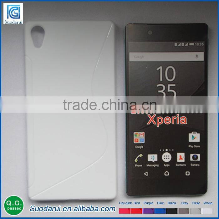 Mix Colors Soft Silicon TPU Phone Case For Sony Xperia Z5 premium S-line Gel Cover
